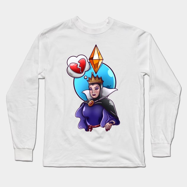 Evil Queen x Sims Long Sleeve T-Shirt by The Gumball Machine